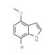 7-Bromo-4-methoxyindole (CAS 81224-16-0) - chemical structure image
