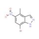 7-Bromo-4-methyl-5-nitro-1H-indazole (CAS 952183-46-9) - chemical structure image