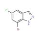 7-Bromo-5-chloro-1H-indazole (CAS 875305-86-5) - chemical structure image