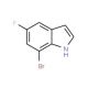 7-Bromo-5-fluoroindole (CAS 408355-23-7) - chemical structure image