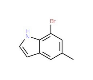 7-Bromo-5-methylindole (CAS 15936-79-5) - chemical structure image