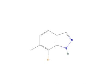 7-Bromo-6-methyl-1H-indazole (CAS 1257535-45-7) - chemical structure image