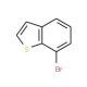 7-Bromo-benzo[b]thiophene (CAS 1423-61-6) - chemical structure image