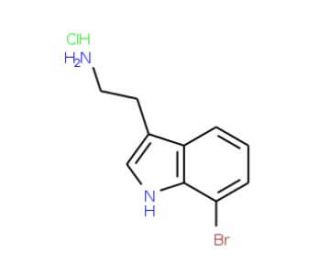 7-Bromotryptamine HCl (CAS 156941-60-5) - chemical structure image