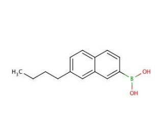(7-Butyl-2-naphthalenyl)boronic Acid - chemical structure image
