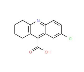 7-Chloro-1,2,3,4-tetrahydro-acridine-9-carboxylic acid - chemical structure image