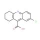 7-Chloro-1,2,3,4-tetrahydro-acridine-9-carboxylic acid - chemical structure image