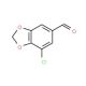 7-chloro-1,3-benzodioxole-5-carbaldehyde (CAS 88525-51-3) - chemical structure image