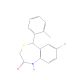 7-Chloro-1,5-dihydro-5-(2-methylphenyl)-4,1-benzothiazepin-2(3H)-one (CAS 488829-66-9) - chemical structure image