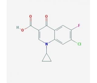 7-Chloro-1-CP-6-fluoro-1,4-dihydro-4-oxo-quinoline-3-carboxylic Acid (CAS 86393-33-1) - chemical structure image