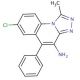 7-Chloro-1-methyl-5-phenyl-[1,2,4]triazolo[4,3-a]quinolin-4-amine - chemical structure image
