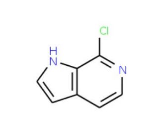 7-Chloro-1H-pyrrolo[2,3-c]pyridine (CAS 357263-41-3) - chemical structure image