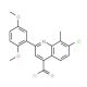 7-chloro-2-(2,5-dimethoxyphenyl)-8-methylquinoline-4-carbonyl chloride - chemical structure image