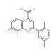 7-Chloro-2-(2,5-dimethylphenyl)-8-methylquinoline-4-carboxylic acid - chemical structure image