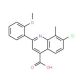 7-Chloro-2-(2-methoxyphenyl)-8-methylquinoline-4-carboxylic acid - chemical structure image