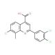 7-Chloro-2-(3,4-dichlorophenyl)-8-methylquinoline-4-carboxylic acid - chemical structure image