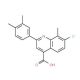 7-Chloro-2-(3,4-dimethylphenyl)-8-methylquinoline-4-carboxylic acid - chemical structure image