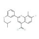 7-chloro-2-(3-isobutoxyphenyl)-8-methylquinoline-4-carbonyl chloride - chemical structure image
