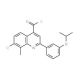 7-chloro-2-(3-isopropoxyphenyl)-8-methylquinoline-4-carbonyl chloride (CAS 1160263-84-2) - chemical structure image