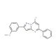 7-Chloro-2-(3-methoxy-phenyl)-5-phenyl-pyrazolo[1,5-a]pyrimidine - chemical structure image