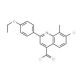 7-chloro-2-(4-ethoxyphenyl)-8-methylquinoline-4-carbonyl chloride - chemical structure image