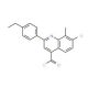 7-chloro-2-(4-ethylphenyl)-8-methylquinoline-4-carbonyl chloride - chemical structure image