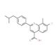 7-Chloro-2-(4-isobutylphenyl)-8-methylquinoline-4-carboxylic acid - chemical structure image