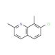 7-Chloro-2,8-dimethylquinoline (CAS 120370-62-9) - chemical structure image