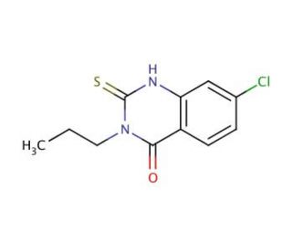 7-chloro-2-mercapto-3-propylquinazolin-4(3H)-one - chemical structure image