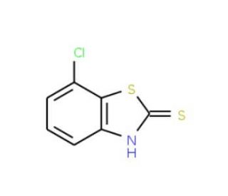 7-Chloro-2-mercaptobenzothiazole (CAS 1849-73-6) - chemical structure image