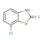 7-Chloro-2-mercaptobenzoxazole (CAS 51793-93-2) - chemical structure image