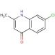 7-Chloro-2-methyl-4-quinolinol (CAS 15644-88-9) - chemical structure image