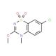 7-Chloro-3-methoxy-4-methyl-4H-1,2,4-benzothiadiazin-1,1-dioxide - chemical structure image