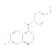 7-Chloro-4-(4-hydroxyanilino)quinoline (CAS 81099-86-7) - chemical structure image