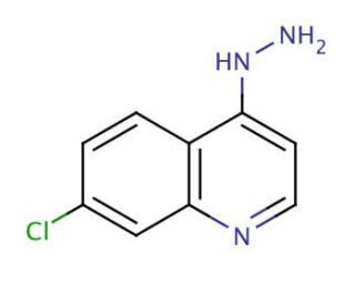 7-Chloro-4-hydrazinoquinoline (CAS 23834-14-2) - chemical structure image