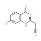 (7-chloro-4-oxo-3,4-dihydroquinazolin-2-yl)acetonitrile - chemical structure image