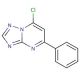 7-chloro-5-phenyl[1,2,4]triazolo[1,5-a]pyrimidine (CAS 28565-43-7) - chemical structure image