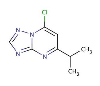 7-chloro-5-(propan-2-yl)-[1,2,4]triazolo[1,5-a]pyrimidine - chemical structure image