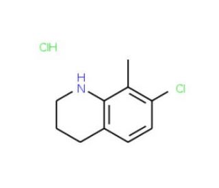 7-chloro-8-methyl-1,2,3,4-tetrahydroquinoline hydrochloride - chemical structure image
