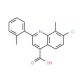 7-Chloro-8-methyl-2-(2-methylphenyl)quinoline-4-carboxylic acid - chemical structure image