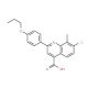 7-Chloro-8-methyl-2-(4-propoxyphenyl)quinoline-4-carboxylic acid - chemical structure image
