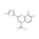 7-Chloro-8-methyl-2-(5-methylthien-2-yl)quinoline-4-carboxylic acid - chemical structure image
