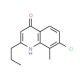 7-Chloro-8-methyl-2-propyl-4-quinolinol (CAS 1070880-13-5) - chemical structure image