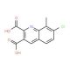 7-Chloro-8-methylquinoline-2,3-dicarboxylic acid (CAS 948290-40-2) - chemical structure image