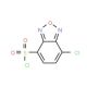 7-Chloro-benzo[1,2,5]oxadiazole-4-sulfonyl chloride (CAS 142246-48-8) - chemical structure image