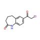 7-(chloroacetyl)-1,3,4,5-tetrahydro-2H-1-benzazepin-2-one (CAS 154195-54-7) - chemical structure image