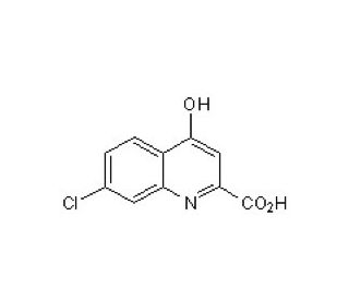7-Chlorokynurenic acid (CAS 18000-24-3) - chemical structure image