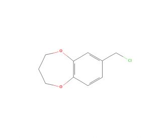 7-(Chloromethyl)-3,4-dihydro-2H-1,5-benzodioxepine (CAS 67869-70-9) - chemical structure image
