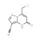 7-Chloromethyl-5-oxo-4,5-dihydro-pyrazolo[1,5-a]-pyrimidine-3-carbonitrile - chemical structure image
