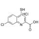 7-Chlorothiokynurenic acid hydrochloride (CAS 135025-56-8) - chemical structure image